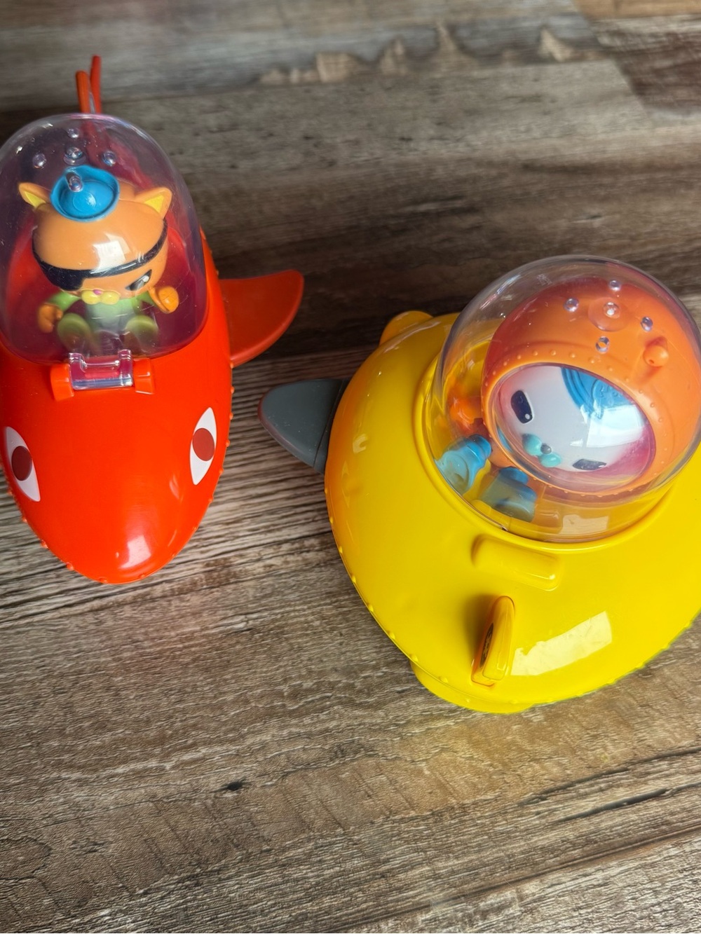 Octonauts Gup D and Gup B Submarines from 2010